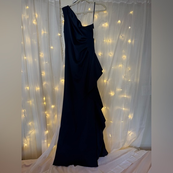 Xscape Midnight Blue Evening Dress - Picture 1 of 7
